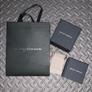 David Yurman boxes, bag and small pouch